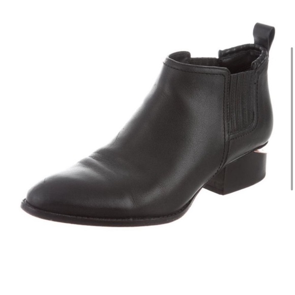 Alexander Wang Leather Chelsea Booties